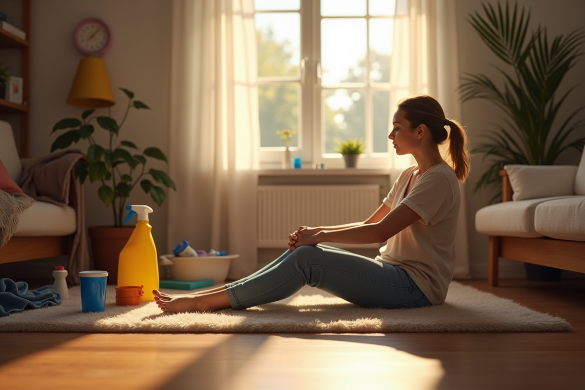 Manque d’énergie pour le nettoyage de la maison : causes et solutions